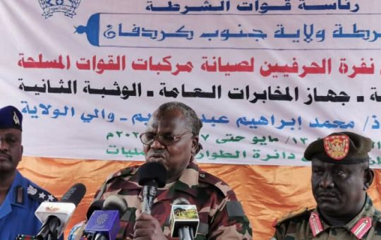 السودان _ الفضاء نيوز : ولايات :  *والى جنوب كردفان يدشن الوثبة الثانية لصيانة مركبات القوات المسلحة والقوات النظامية الأخرى*