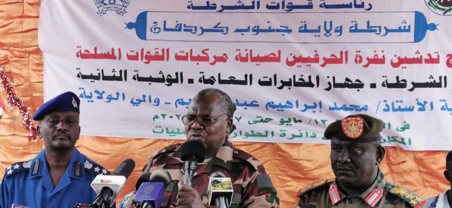 السودان _ الفضاء نيوز : ولايات :  *والى جنوب كردفان يدشن الوثبة الثانية لصيانة مركبات القوات المسلحة والقوات النظامية الأخرى*