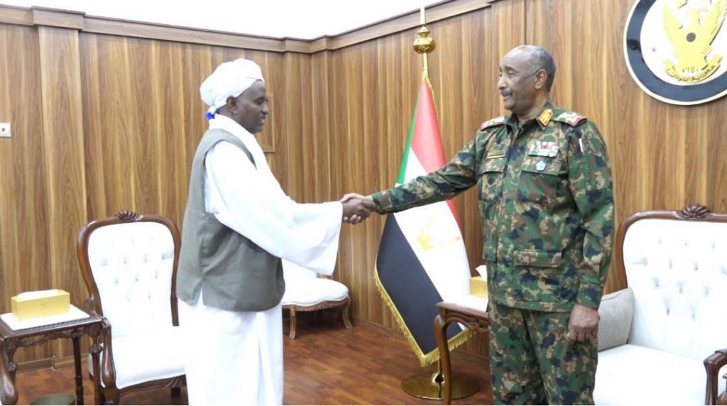 السودان -“الفضاء نيوز”: “البرهان” يلتقي وفد قبيلة السبدرات