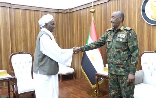 السودان -“الفضاء نيوز”: “البرهان” يلتقي وفد قبيلة السبدرات