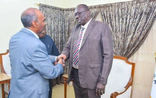 السودان – الفضاء نيوز :  *حاكم إقليم النيل الأزرق يستقبل مدير جهاز الأمن الجديد بالإقليم* 