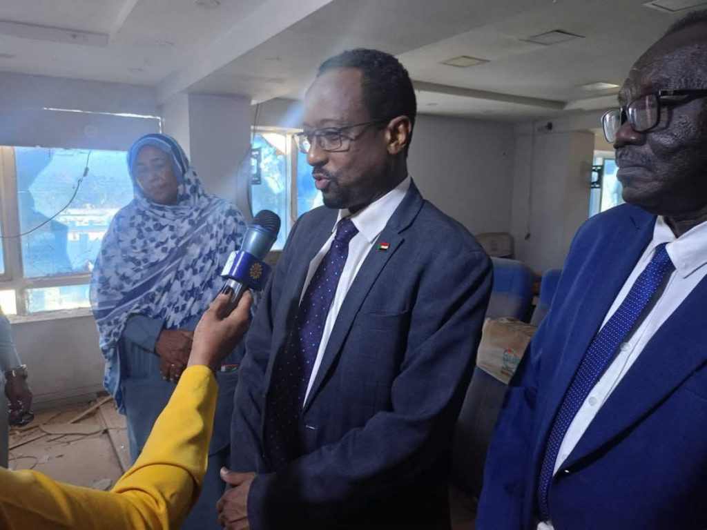 السودان – الفضاء نيوز : *”الإعيسر” يتفقد مبنى سونا بالخرطوم ويثني على الوكالة والعاملين بها في دعم معركة الكرامة*   