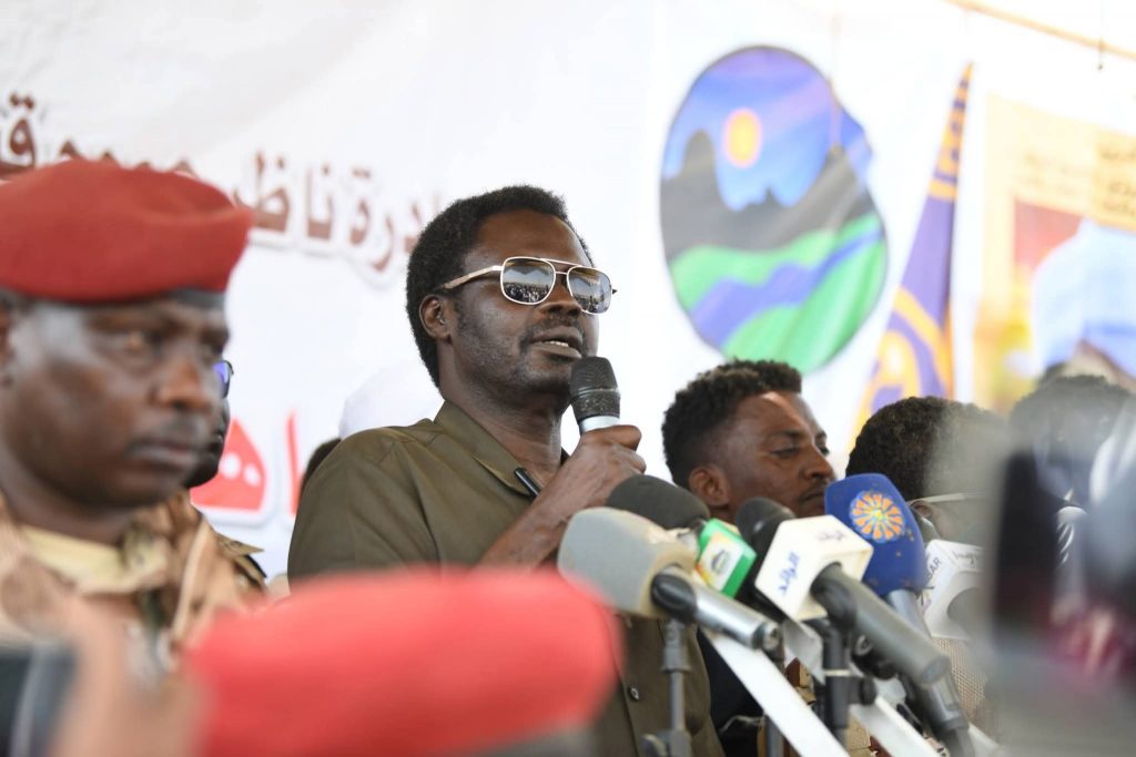 السودان – “الفضاء نيوز”: *حاكم إقليم دارفور “مني أركو مناوي” من أروما بكسلا وحدة أهل الشرق صمام أمان السودان*