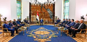 السودان – “الفضاء نيوز”: الرئيس المصري عبدالفتاح السيسي يستقبل رئيس الوزراء د. كامل إدريس 