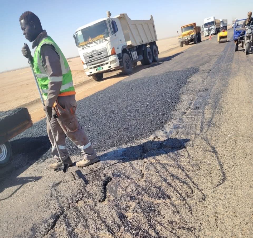 جهود مشتركة لصيانة الطرق القومية التي تربط ولاية نهر النيل بالولايات الاخرى