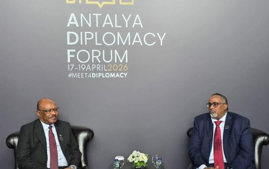 السودان – “الفضاء نيوز”: وزير الخارجية يلتقي نائب السكرتير التنفيذي للايقاد خلال منتدى انطاليا الدبلوماسي   