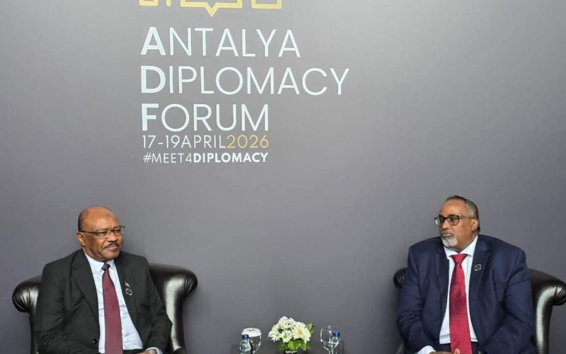 السودان – “الفضاء نيوز”: وزير الخارجية يلتقي نائب السكرتير التنفيذي للايقاد خلال منتدى انطاليا الدبلوماسي   