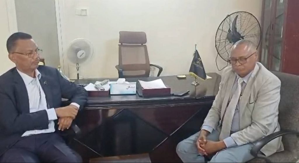 المدير العام الوزير المكلف لوزارة الثقافة ولاية الخرطوم يبحث مع مفوض الاستثمار رؤية وخطة الترويج للاستثمار* 