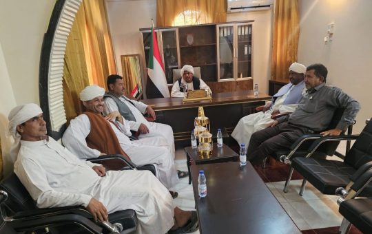 السودان – “الفضاء نيوز”: *الزعيم مصلح نصار يستقبل وكيل ناظر عموم قبائل ورئيس شوري الرشايده*