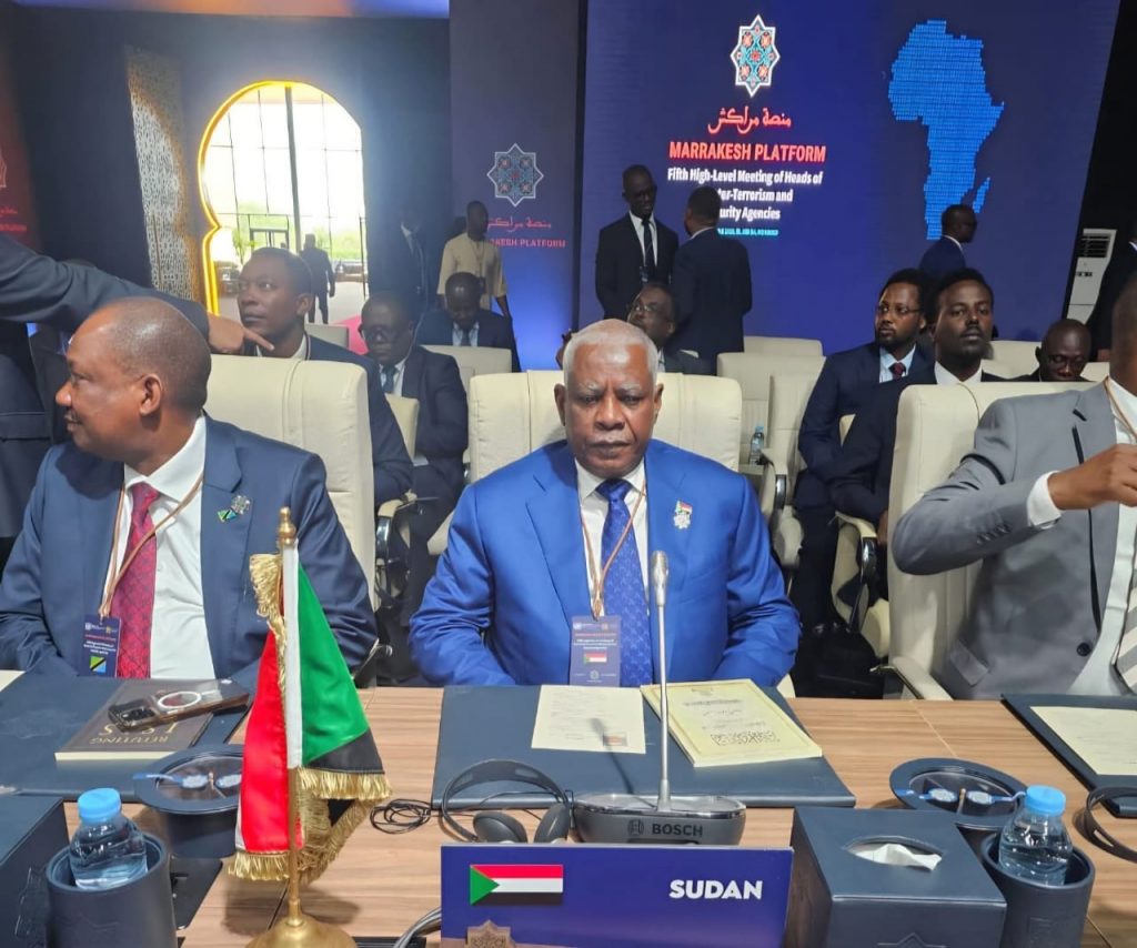 السودان – “الفضاء نيوز”: *مدير المخابرات العامة يشارك في أعمال “منصة مراكش” الأمنية بالمغرب*
