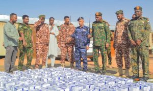 السودان – “الفضاء نيوز”: *الخلية الأمنية المشتركة بشندي تضبط اكثر من 256 ألف حبة مخدرة*