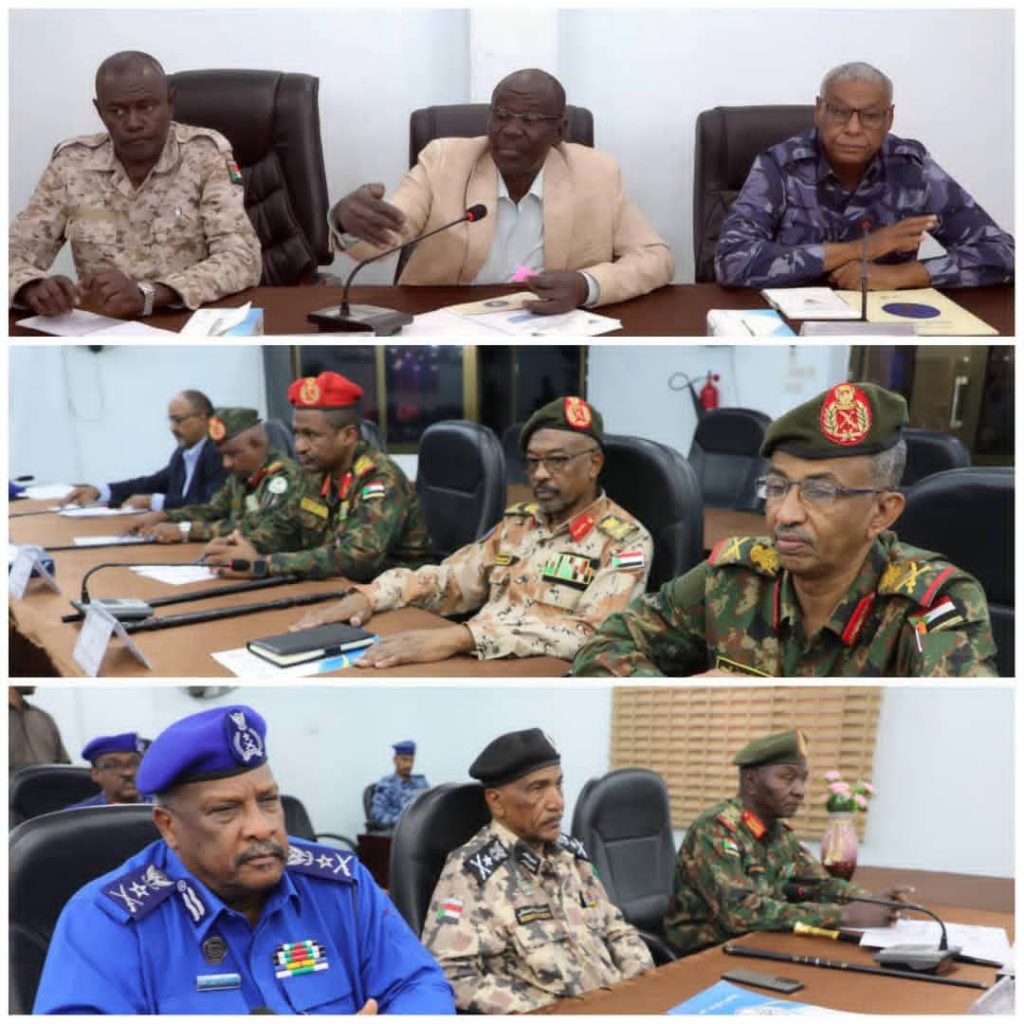 السودان – “الفضاء نيوز”: *لجنة ضبط الأمن وفرض هيبة الدولة تعقد اجتماعها رقم (٨) وتصدر عدداً من القرارات*