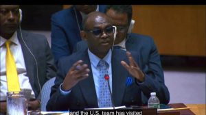 السودان – “الفضاء نيوز”: *مندوب السودان بالأمم المتحدة يدعو لتصنيف الميليشيا مجموعة إرهابية*